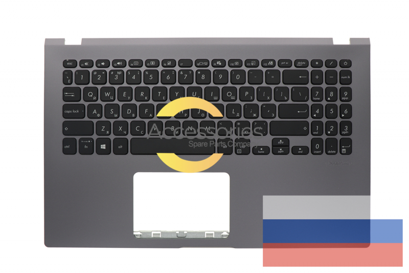 Asus Gray Russian QWERTY keyboard