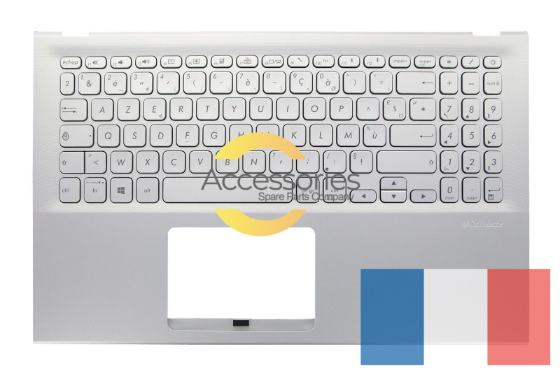 Asus Silver backlit French AZERTY keyboard