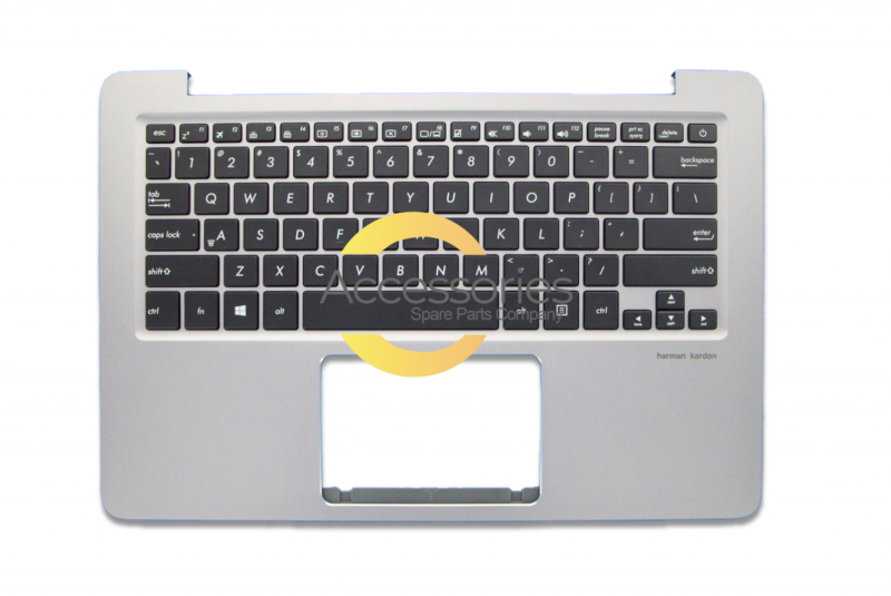 Asus American QWERTY backlit quartz gray keyboard