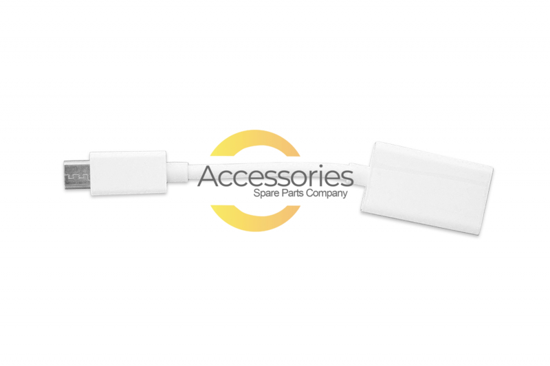 Adaptador USB A a Micro USB B blanco ZenFone