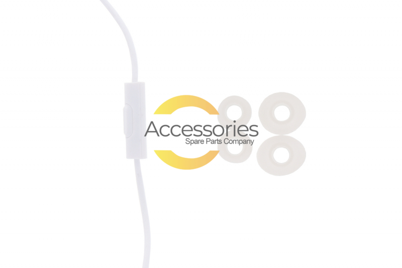 Auriculares blancos ZenFone e ROG Phone