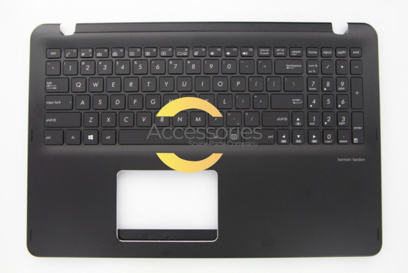 Teclado negro retroiluminado americano ZenBook Asus