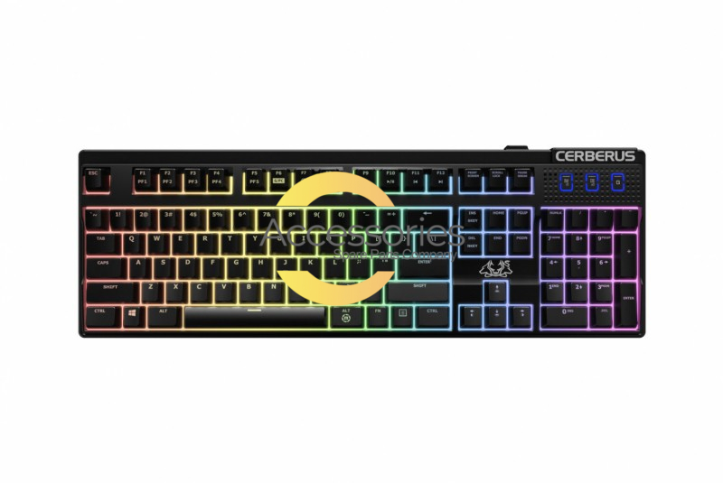 Cerberus Mech RGB teclado mecánico QWERTY para juegos