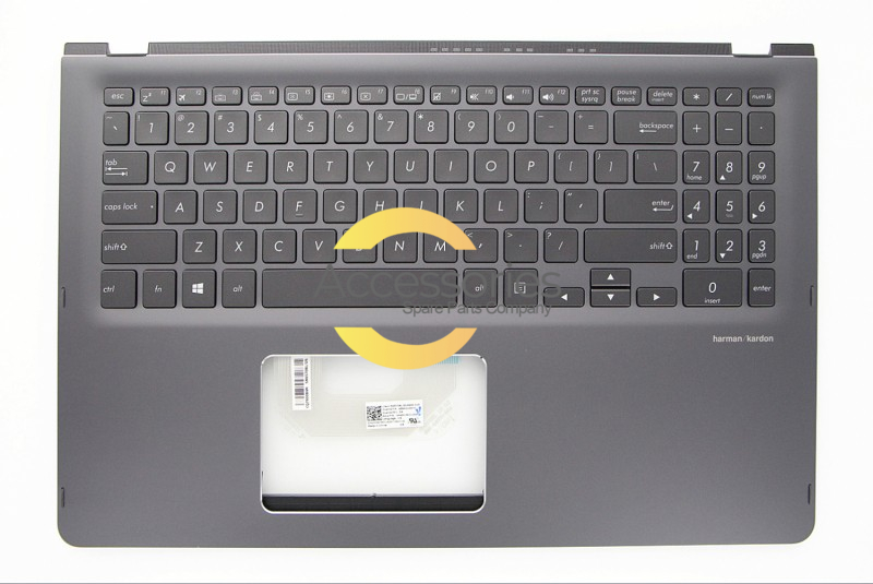 Asus US QWERTY Grey Backlit Keyboard