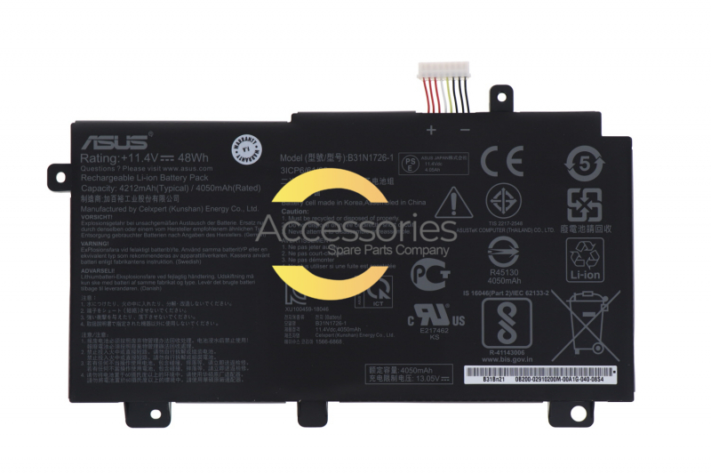 Asus B31N1726 Laptop Replacement Battery