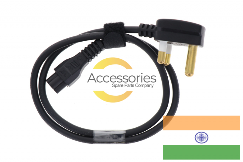 Cable de alimentación negro para cargador india Asus