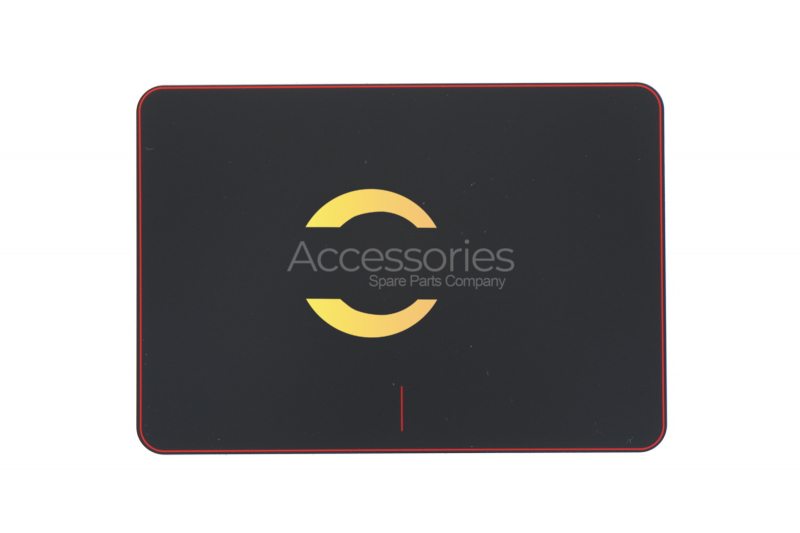 ROG STRIX black and red touchpad plate