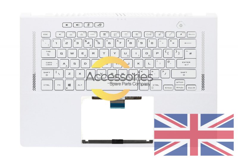 Asus United Kingdom QWERTY keyboard