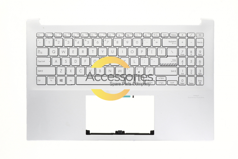 Asus American QWERTY silver backlit keyboard
