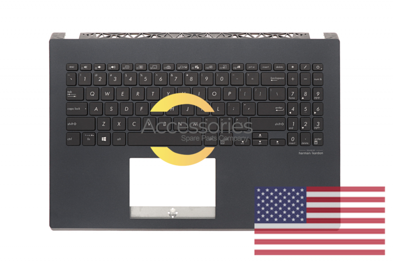 Asus Blue backlit American QWERTY keyboard