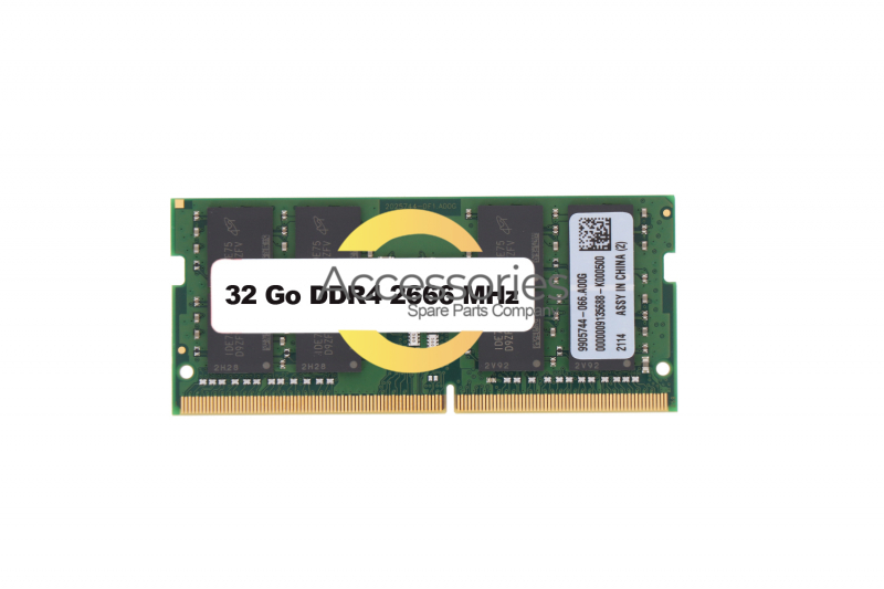 Barrette mémoire 32 Go DDR4 2666 MHz