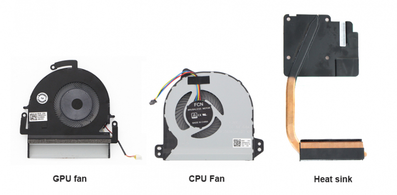 Ventilador de CPU, Ventilador de GPU y Disipador de Calor de la Laptop ASUS